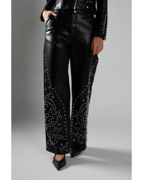 Glamorous - PU studded Trousers