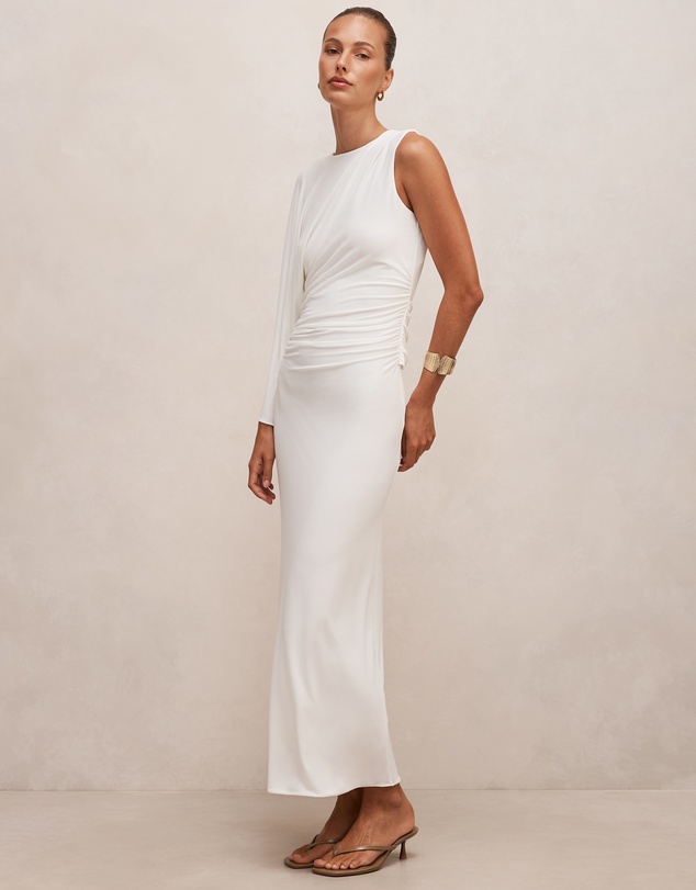 Forever New - Fleur Cape Shoulder Maxi Dress
