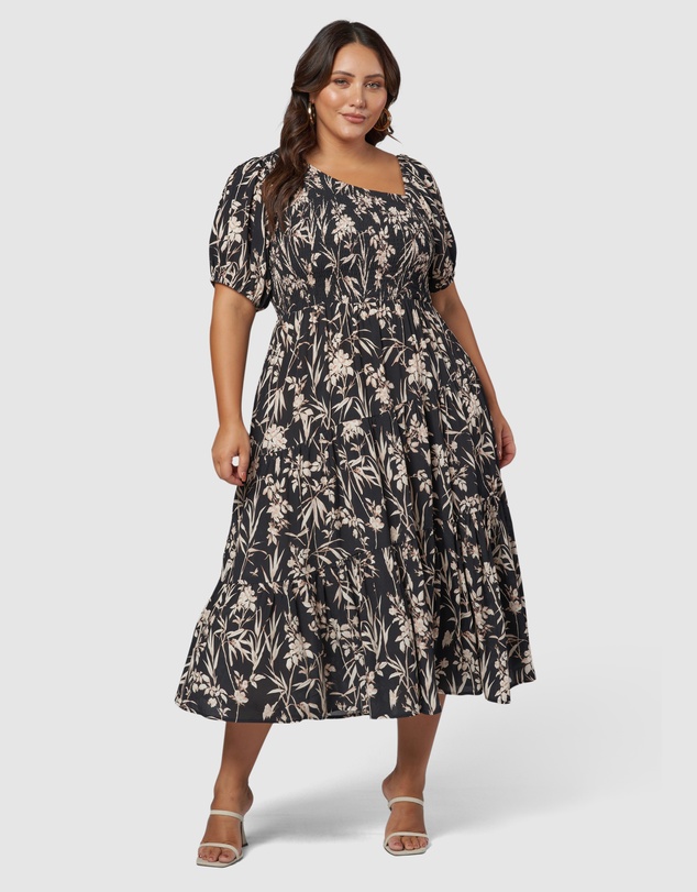 Something 4 Olivia - Ella Asymmetric Midi Dress