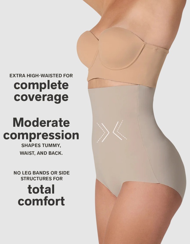Leonisa - Extra-High Waist Moderate Control Shaping Brief