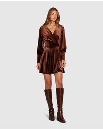 Belle & Bloom - Loved You First Velvet Mini Dress