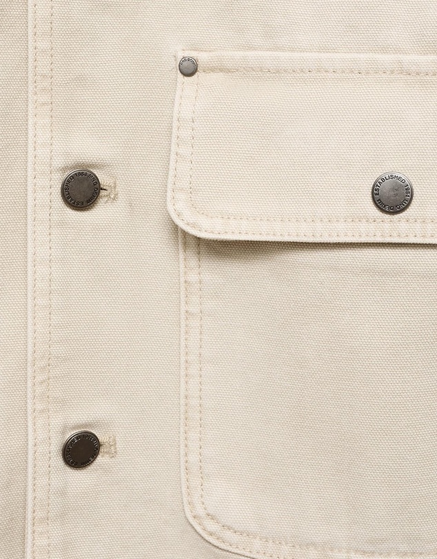 M.N.G - Denim Parka With Contrasting Collar