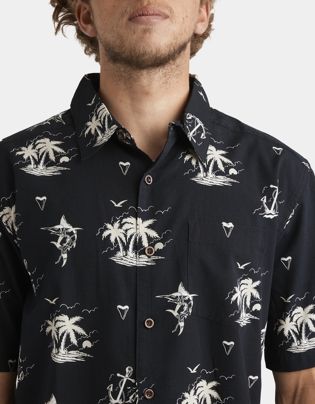 Quiksilver - Mens Horizon Haze Short Sleeve Shirt