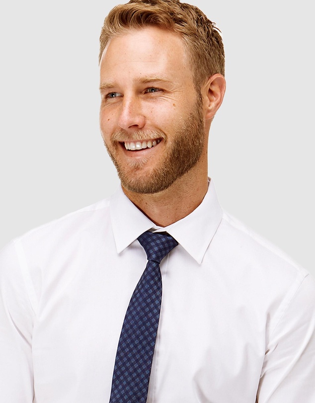 Brooksfield - Staple Textured Business Shirt