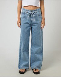 All About Eve - Gia High Rise Baggy Light Blue