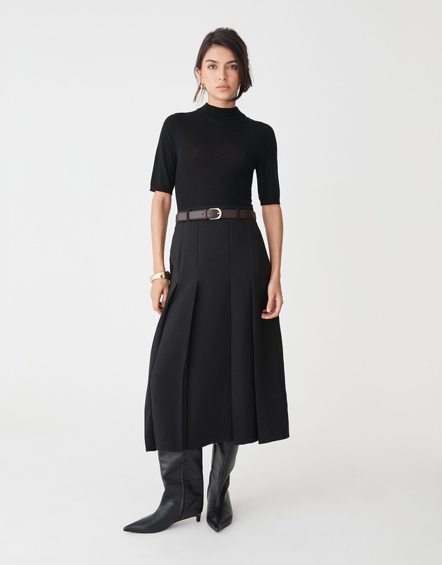 Forcast - Evelyn Pleated Skirt