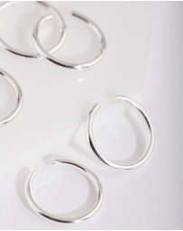 Lovisa - Silver Mini Faux Body Jewellery Rings