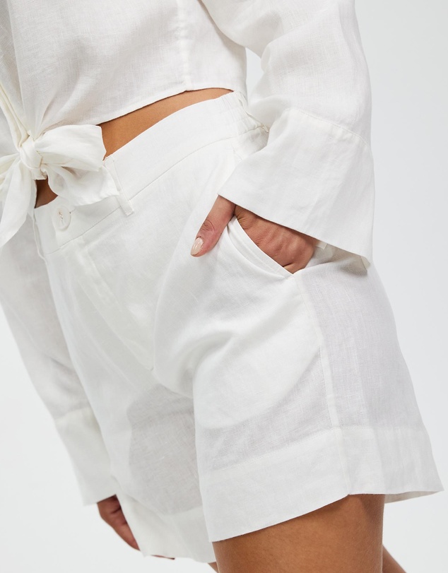 Grace Willow - Holly Linen Shorts