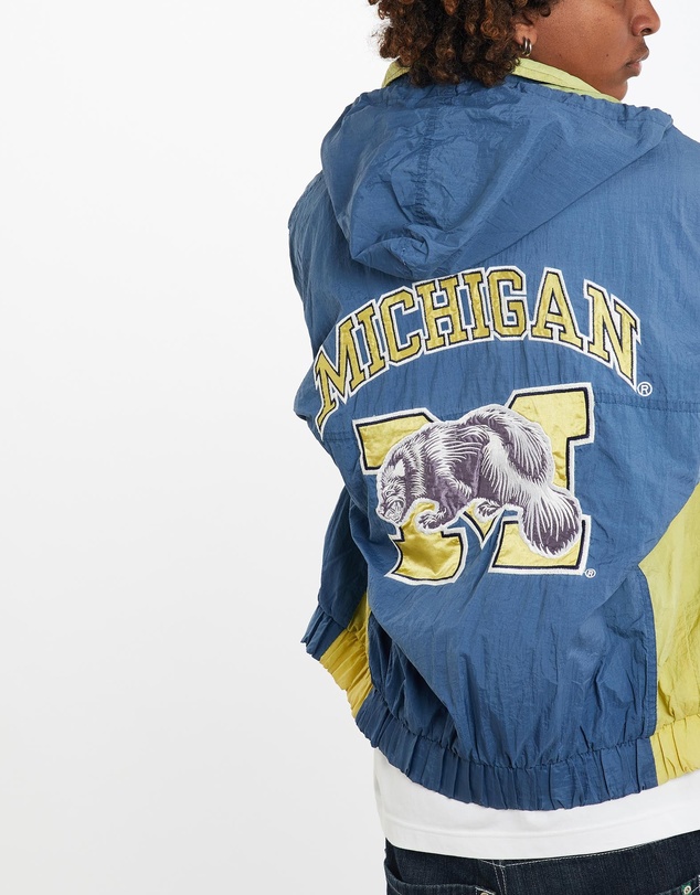 Vintage by The Real Deal - Pre Loved - Vintage 90s NCAA Michigan Wolverines Jacket
