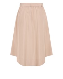 City Chic - Plus size Ally Midi Skirt - taupe