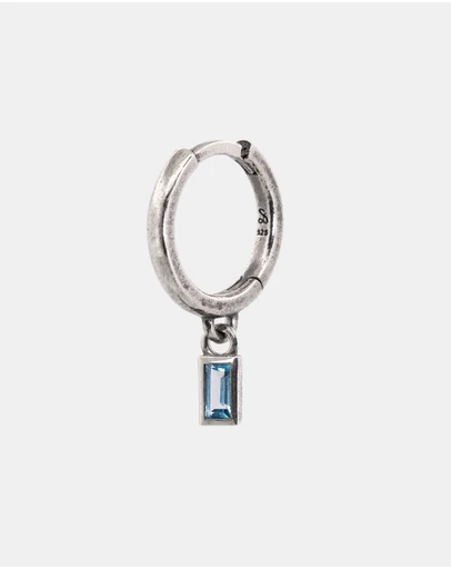 SUE THE BOY - Topaz Baguette Huggie