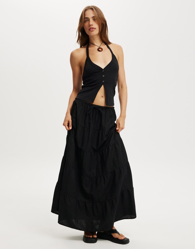 Cotton On - Haven Multi Tiered Maxi Skirt