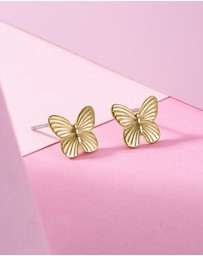 Mestige Kids - Bella Butterfly Earrings - 18K Gold Plated