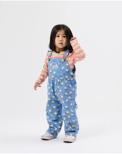 Goldie + Ace - Austin Corduroy Daisy Overalls - Babies-Kids