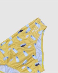 Salty Johnson - OG Shakers Brief Yellow