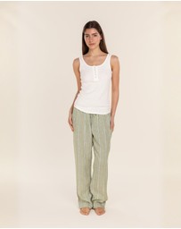 Gingerlilly - Zoey Long Linen Pants