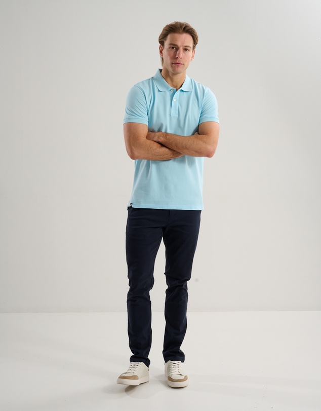 3 Wise Men - 3 Wise Men Portland Polo Shirt - Soft Blue