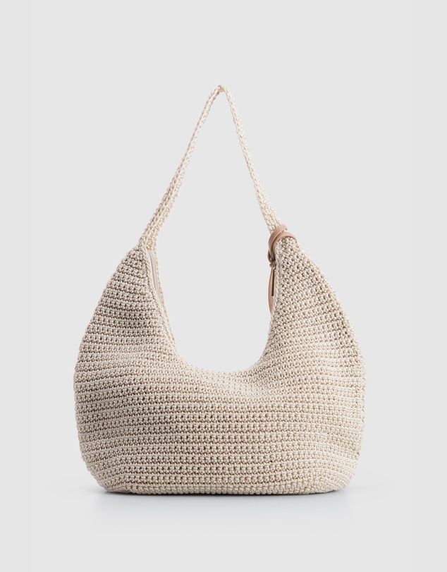 Laura Jones - Rayon Crochet Shoulder Bag