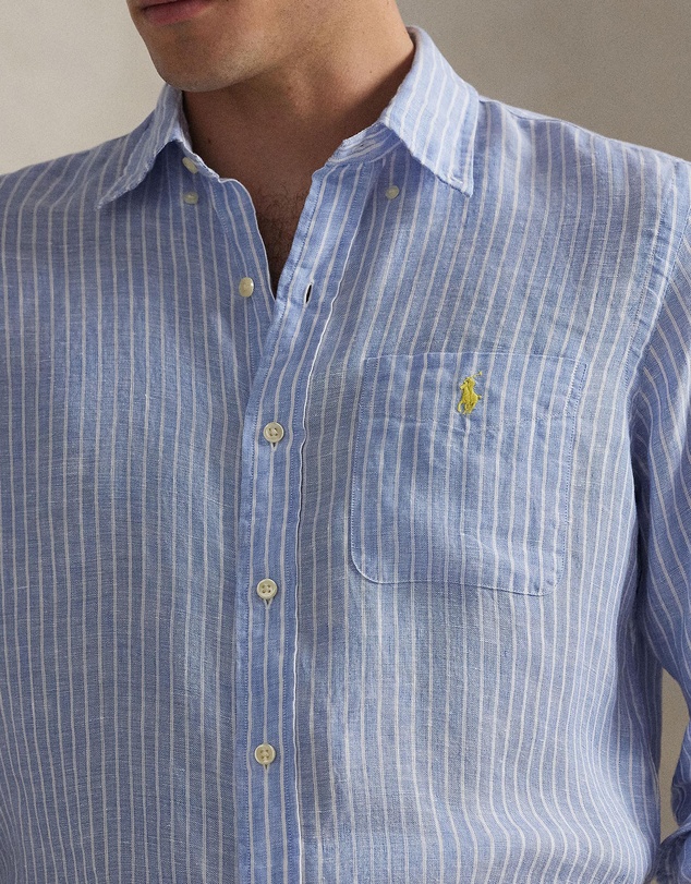Polo Ralph Lauren - Custom Fit Striped Linen Shirt