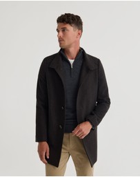 Oxford - Dunbar Herringbone Wool Coat