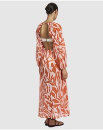 JETS - Sereno Ditsy Long Sleeve Maxi Dress