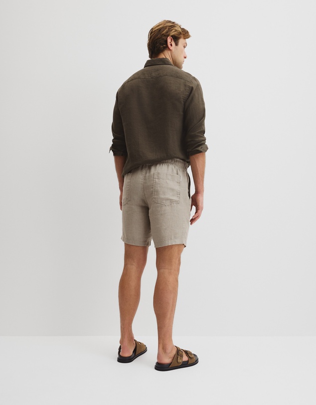 Country Road - Organically Grown Linen Drawcord Short