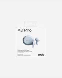 Sudio - A3 Pro - True Wireless Bluetooth 5.4 Headphones/Earbuds, Active Noise Cancelling