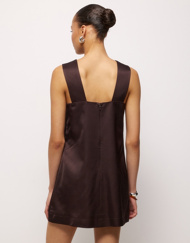 AERE - Isla Satin Mini Dress
