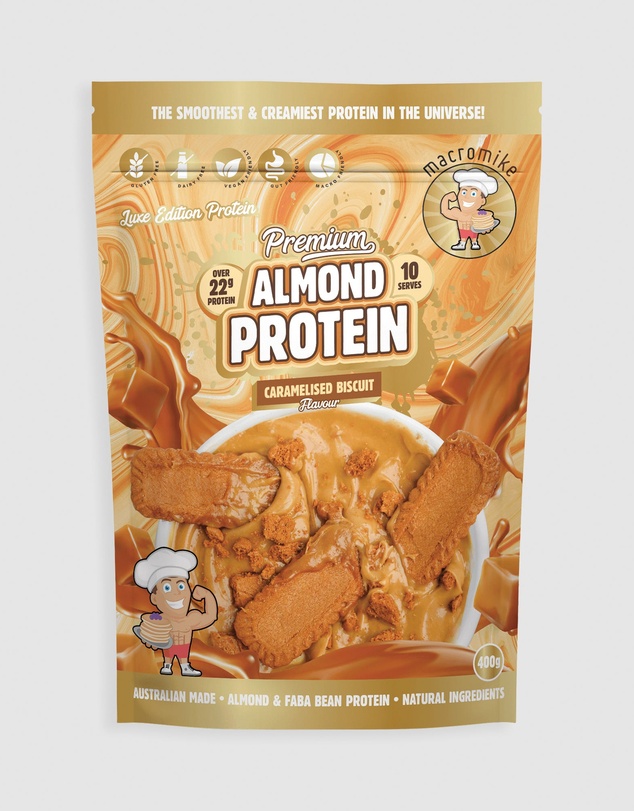 Macro Mike - Caramelised Biscuit Premium Almond Protein - 400g