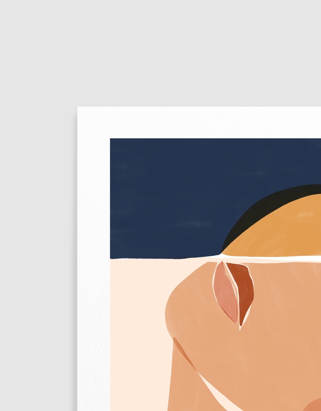 Olive et Oriel - Half Face Half Sun by Ivy Green Illustrations Art Print