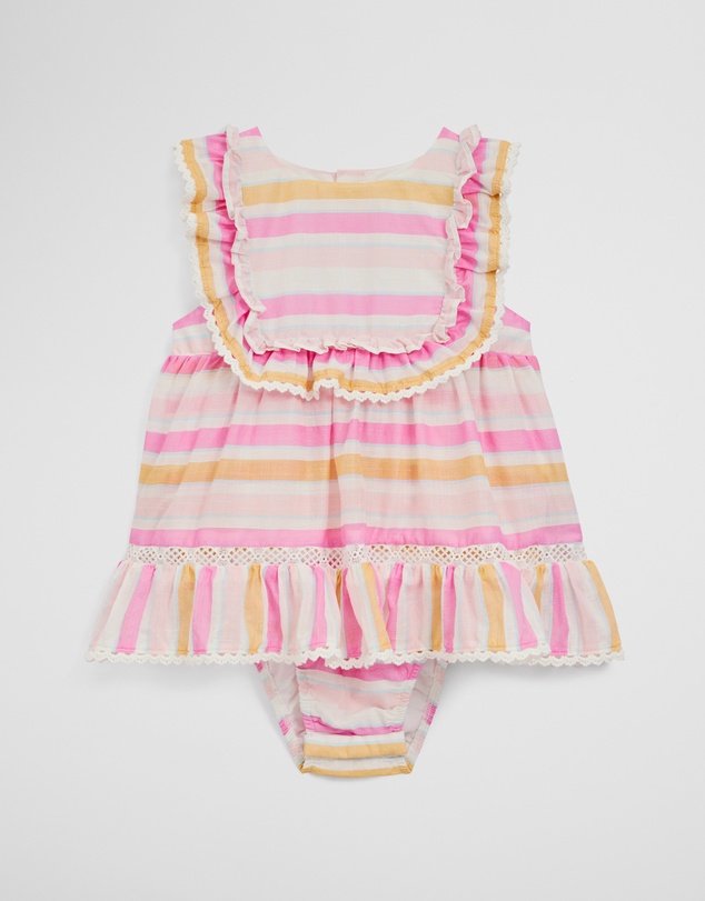 Country Road - Sleeveless Print Romper Dress