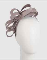 Max Alexander - Large Satin Bow Racing Fascinator