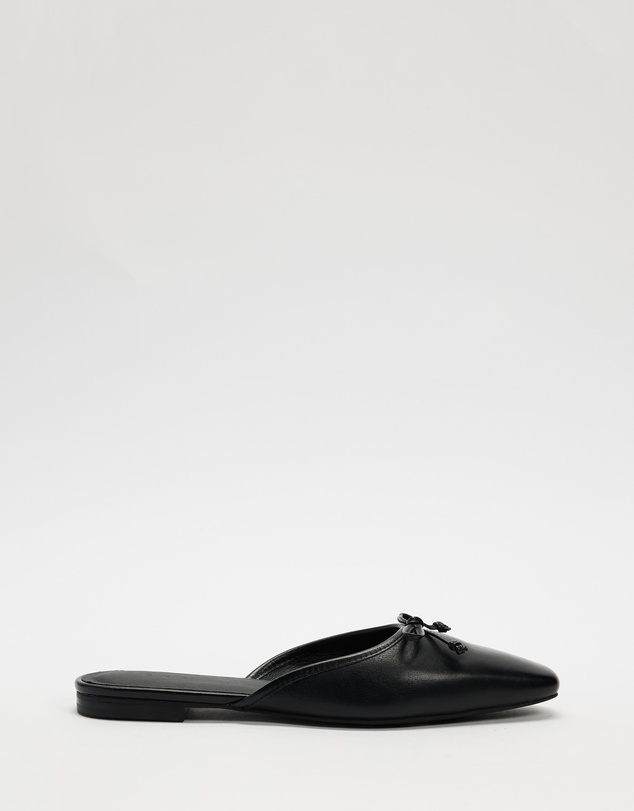 AERE - Slip On Leather Ballet Flats