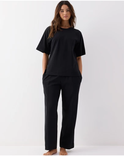 Wanderluxe Sleepwear - Florence Top Black