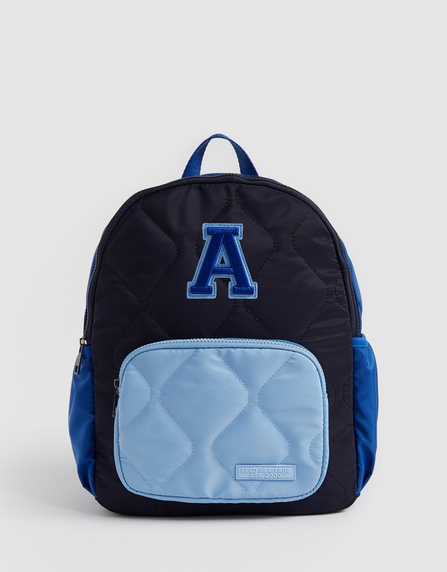 Seed Heritage - Quilted Initial Backpack