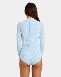 Roxy - Womens Go Girls Surf Long Sleeve One Piece Swimsuit