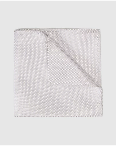 Politix - Silk Textured Two-tone Pocket Square