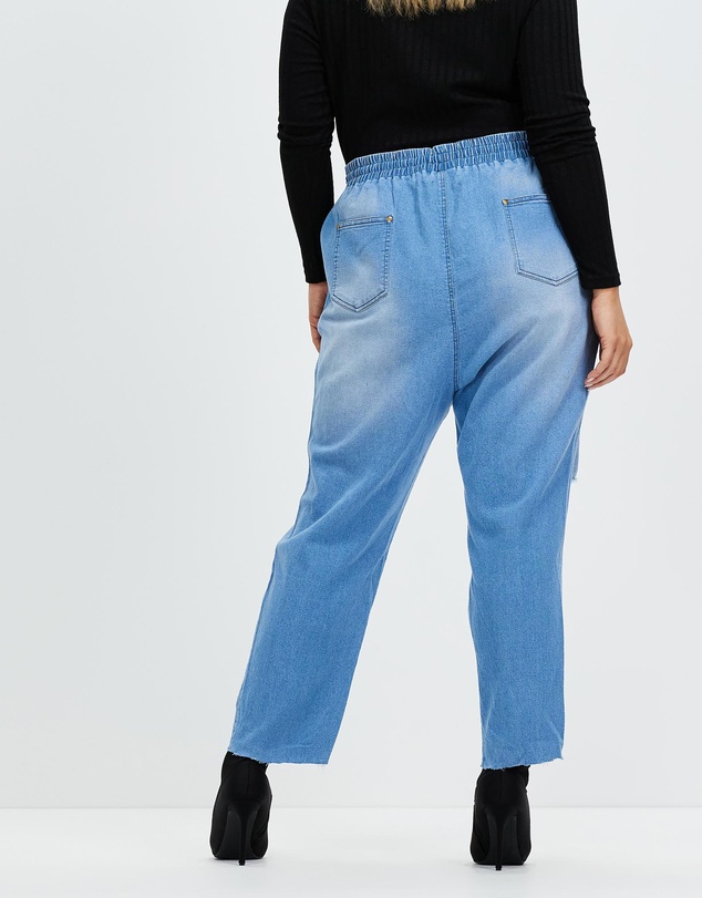 Hope & Harvest - Rosie Cropped Raw Joggers