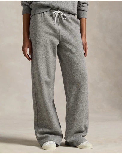 Polo Ralph Lauren - Drawstring Fleece Wide-Leg Sweatpants - ICONIC EXCLUSIVE
