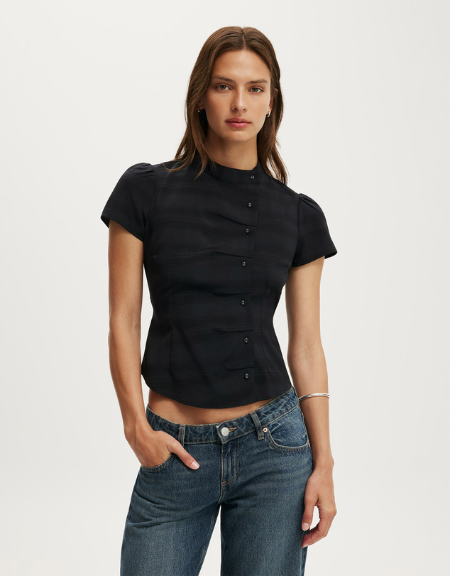 Cotton On - Nikki Button Through Blouse