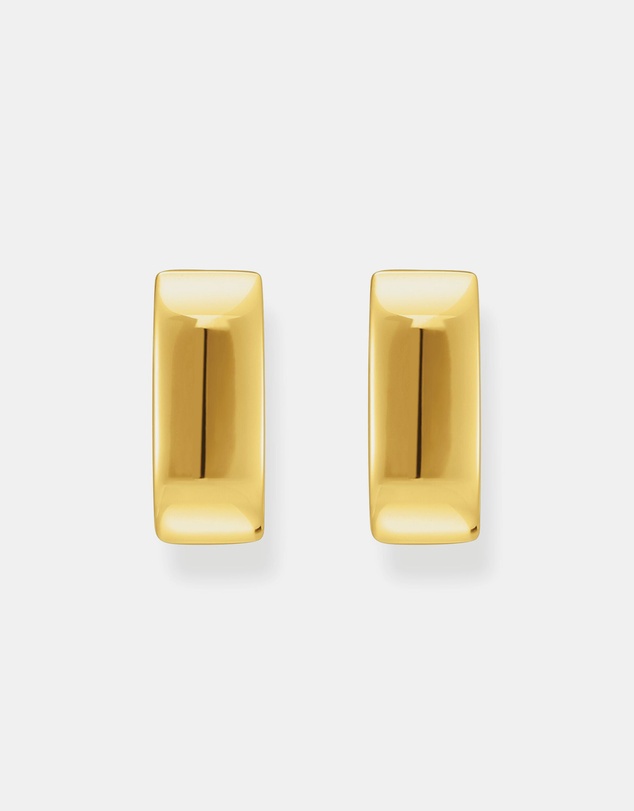THOMAS SABO - Hoop earrings in angular shape Medium