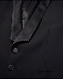Calibre - Satin Lapel Waistcoat Black