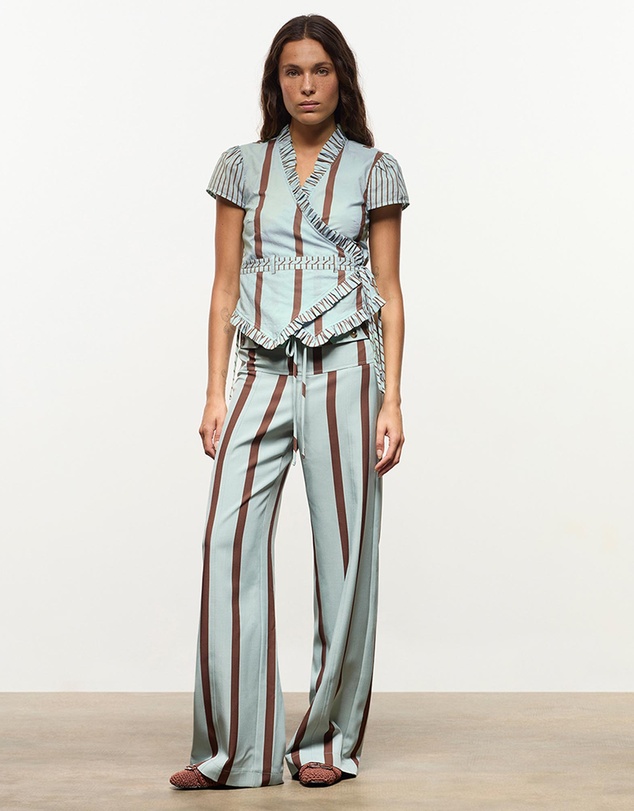 Laagam - Tashi Striped Flow Pants