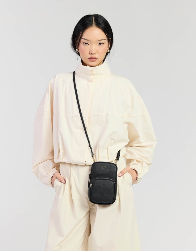 SABEN - Nikko Luxe Pocket Phone Sling Black