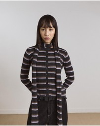 Damson Madder - Anelis Cotton Merino Blend Cardigan