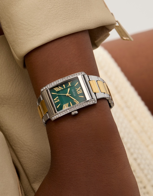 GUESS - Guess Ladies 2-Tone Silver Tone 27mm Analogue Watch