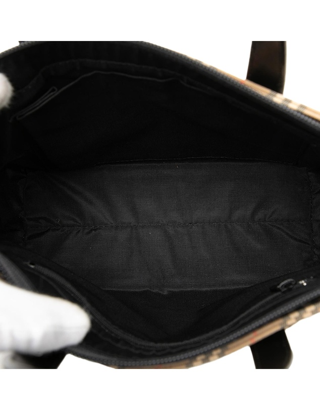 Pre-Loved by Azura Reborn - Pre-Loved Haymarket Check Canvas Handbag