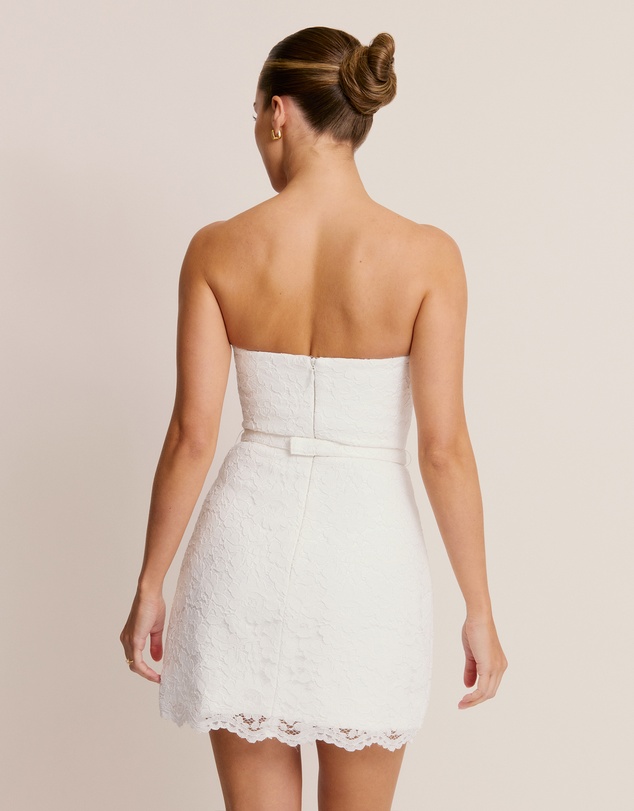 Six Stories - Lace Bandeau Corset Mini Dress