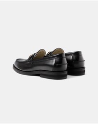Duke + Dexter - Wilde Black Plus Bit Loafer - Men's