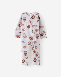 Cotton On Kids - Growie Long Sleeve Zip Romper